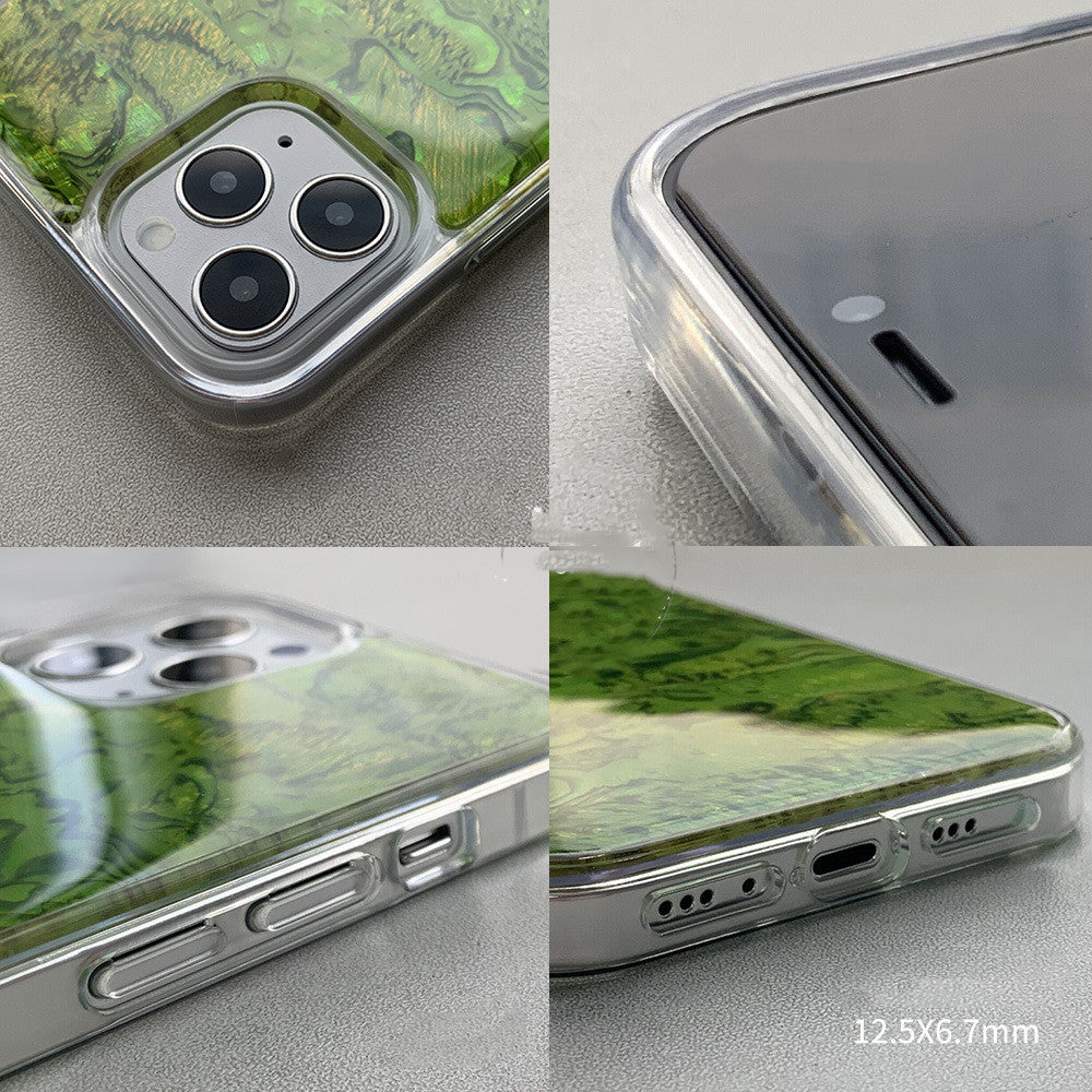 Coque effet sable mouvant nacré pour téléphone - photo 9