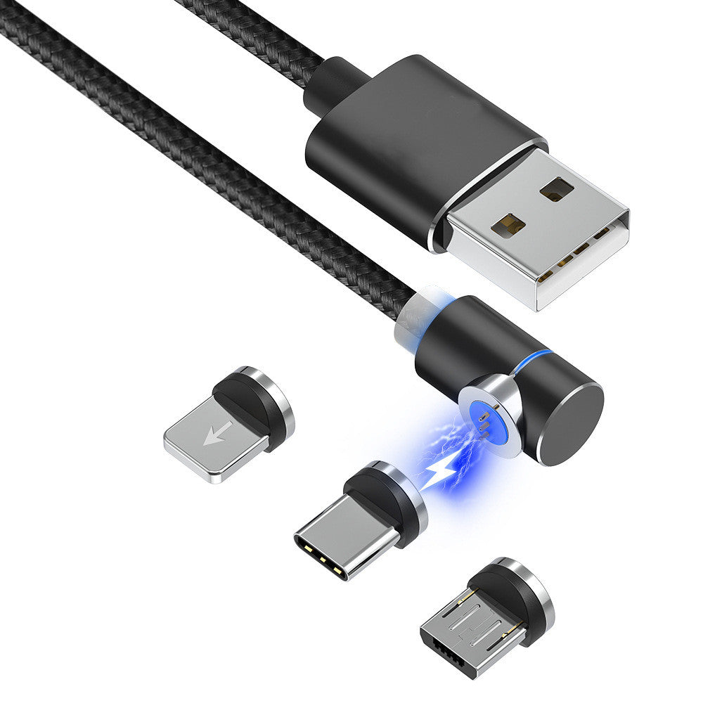 Câble magnétique LED charge rapide 3-en-1 - photo 4