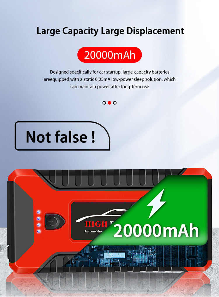 Batterie de démarrage voiture avec lumière SOS et charge téléphone - photo 4