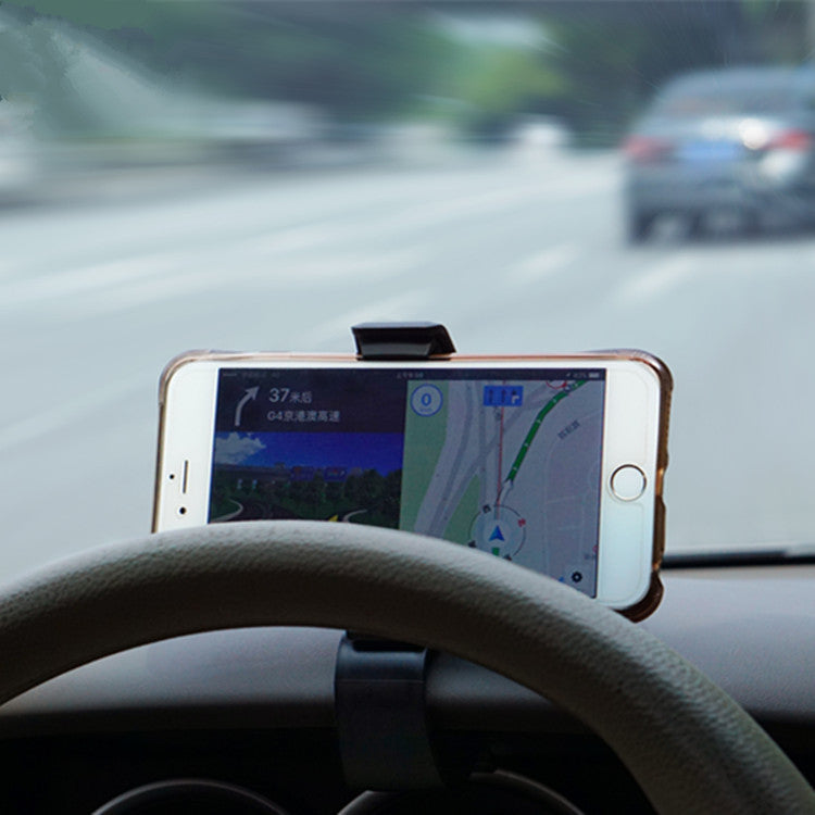 Support téléphone voiture tableau de bord rotatif à pince - photo 2