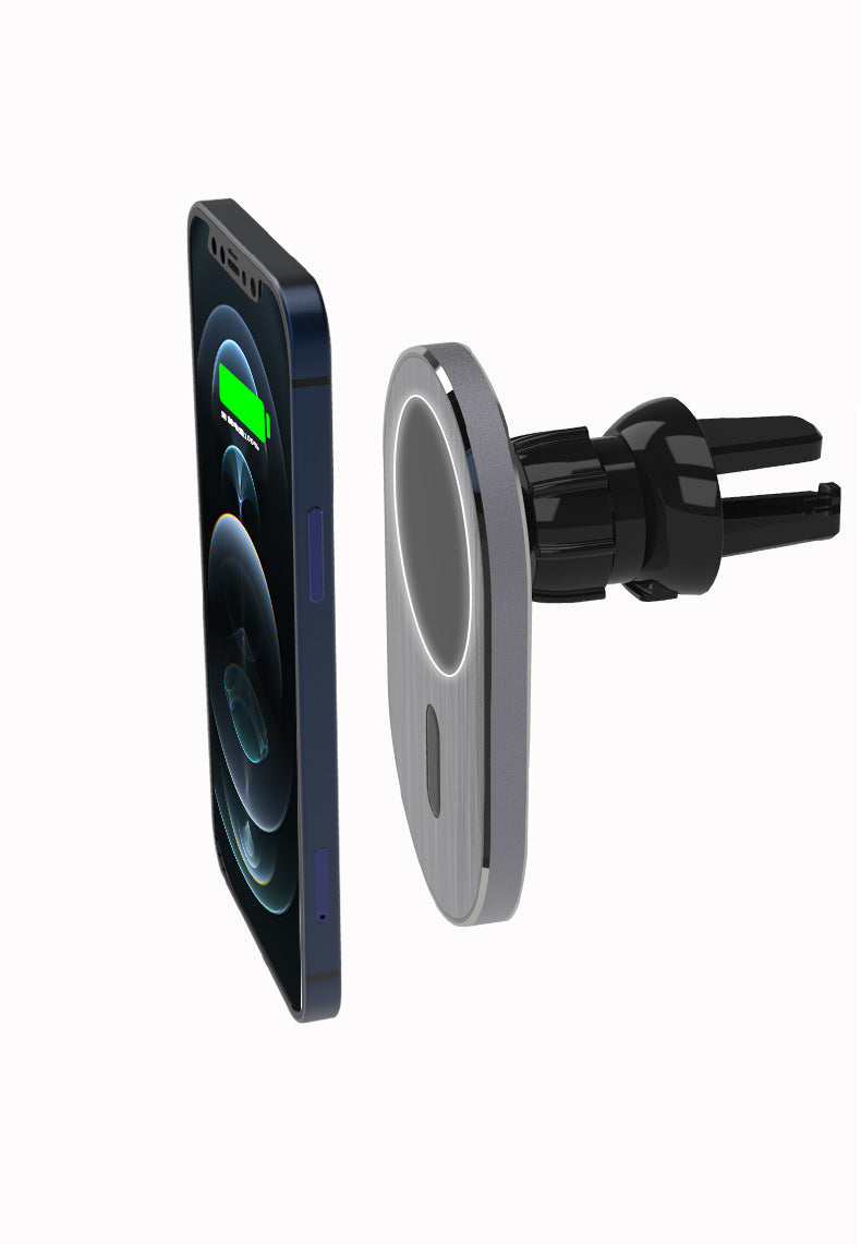 Chargeur sans fil magnétique voiture MagSafe - photo 3