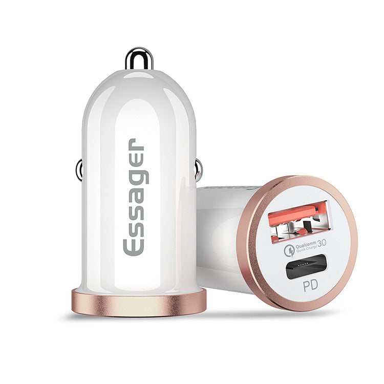 Mini chargeur voiture QC3.0 PD Type-C - photo 4