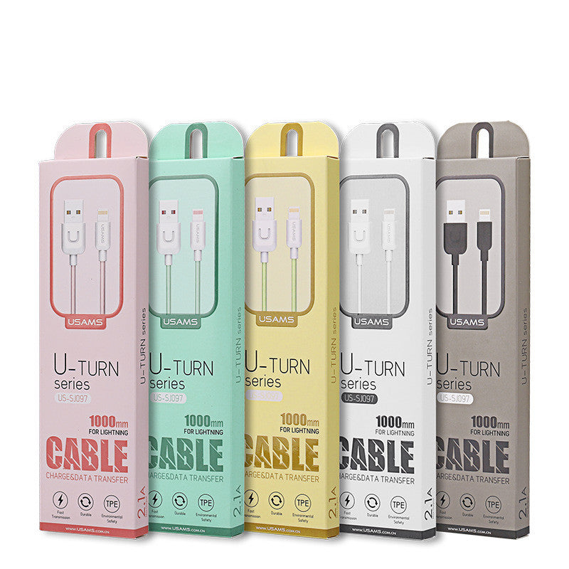 Câble USB tressé multicolore charge rapide - photo 3