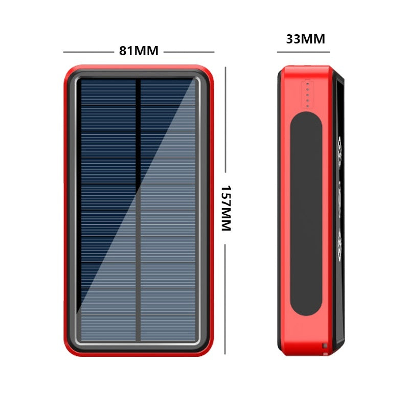 Batterie externe solaire portable avec panneau solaire - photo 2