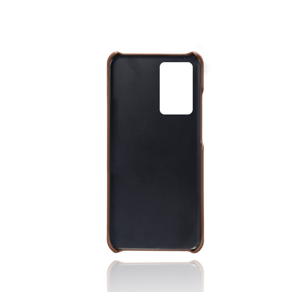 Coque cuir minimaliste avec porte-cartes pour téléphone - photo 4