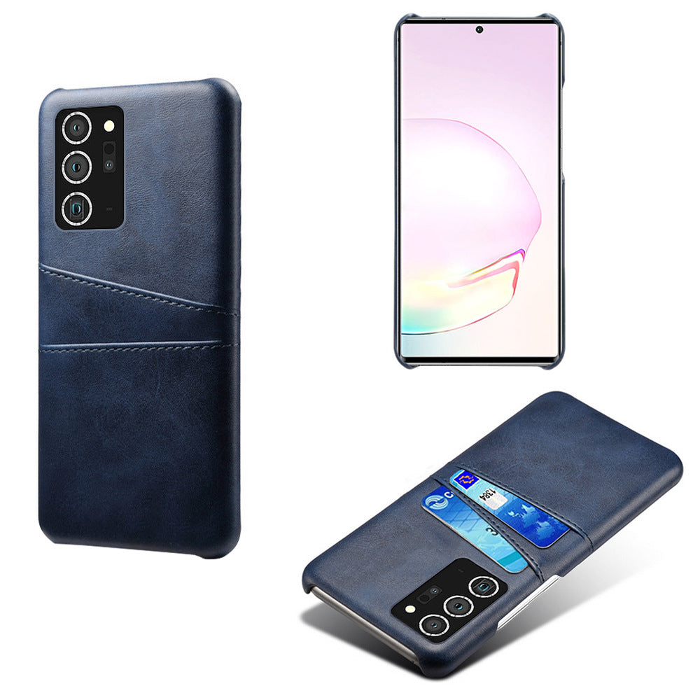 Coque cuir minimaliste avec porte-cartes pour téléphone - photo 6