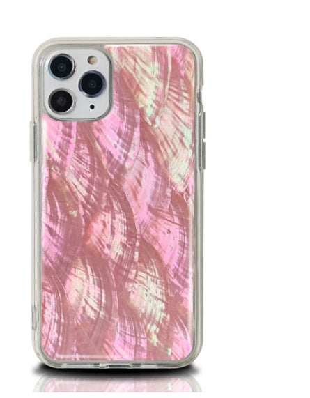 Coque effet sable mouvant nacré pour téléphone - photo 4