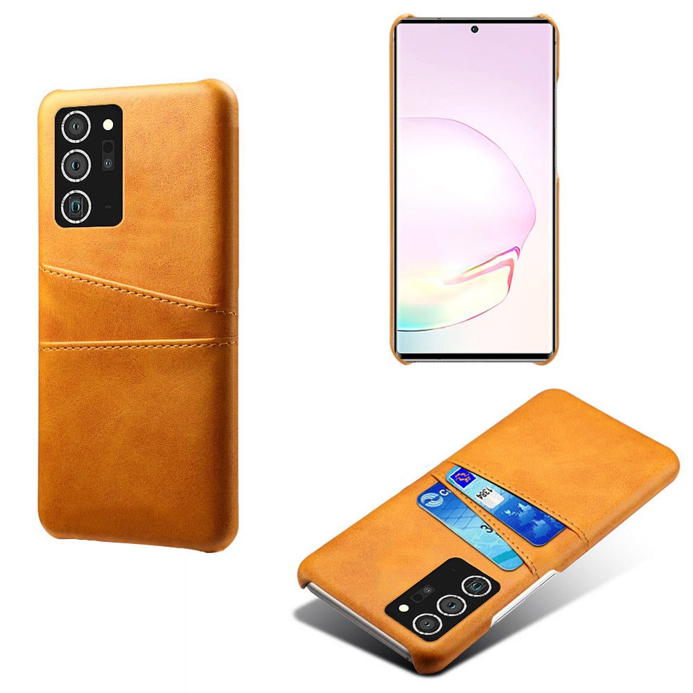 Coque cuir minimaliste avec porte-cartes pour téléphone - photo 10