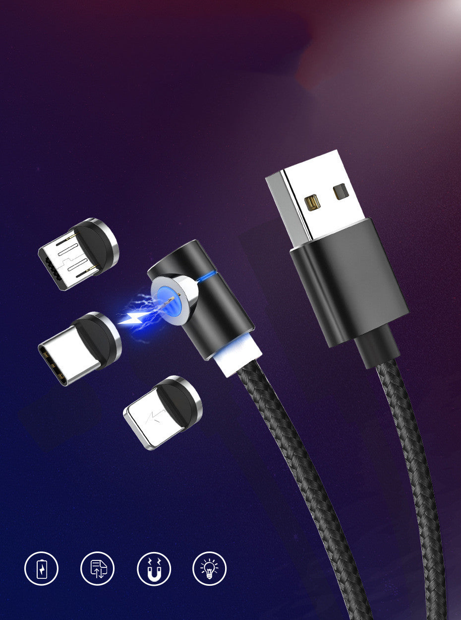 Câble magnétique LED charge rapide 3-en-1 - photo 6