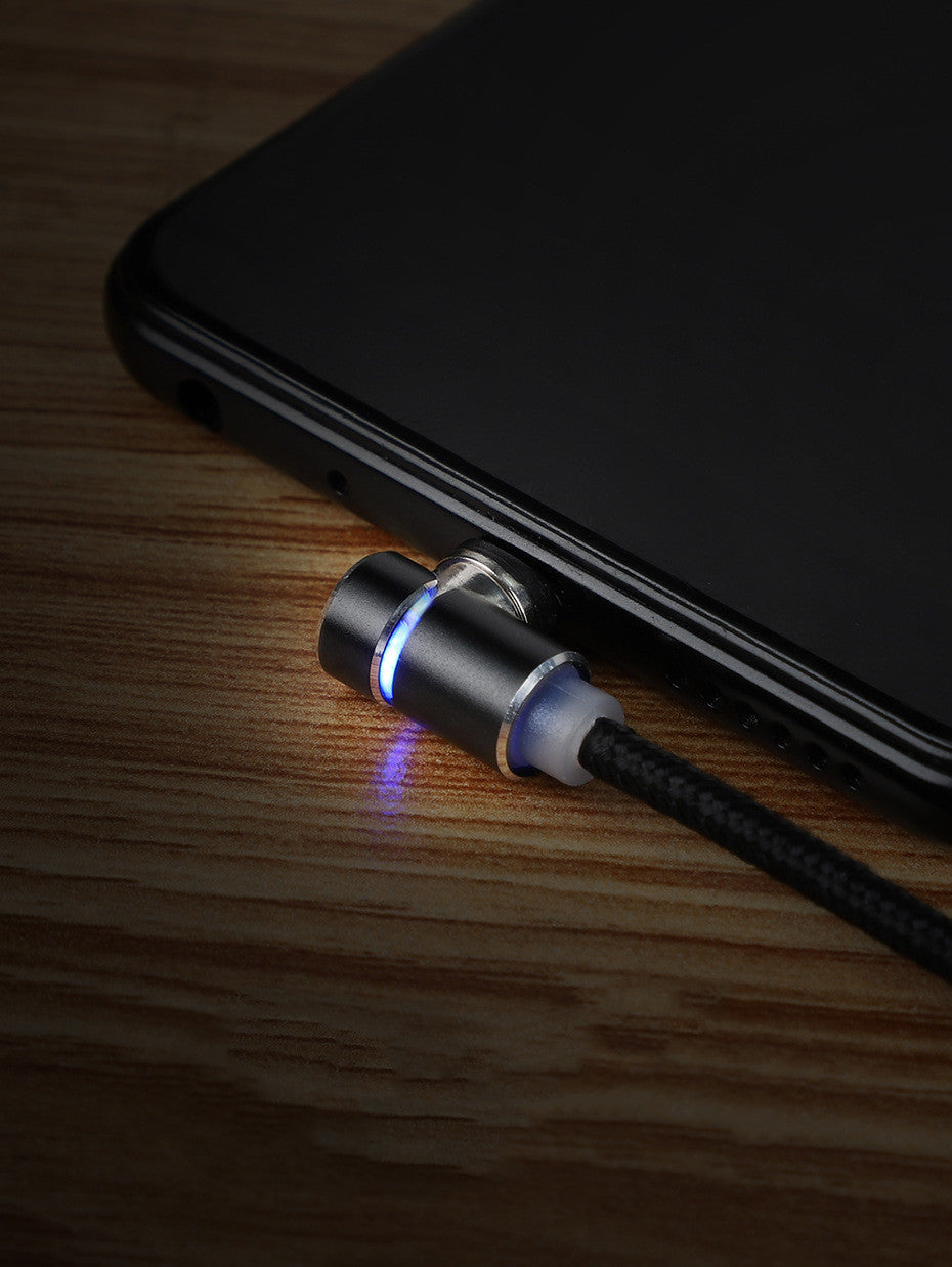 Câble magnétique LED charge rapide 3-en-1 - photo 7