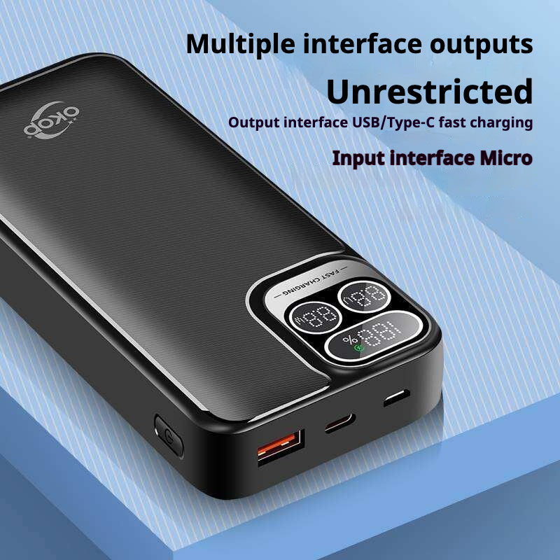 Batterie externe 20000mAh écran digital avec câbles intégrés - photo 4
