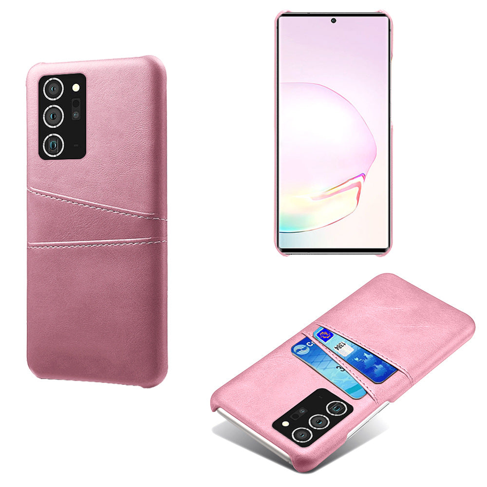 Coque cuir minimaliste avec porte-cartes pour téléphone - photo 9