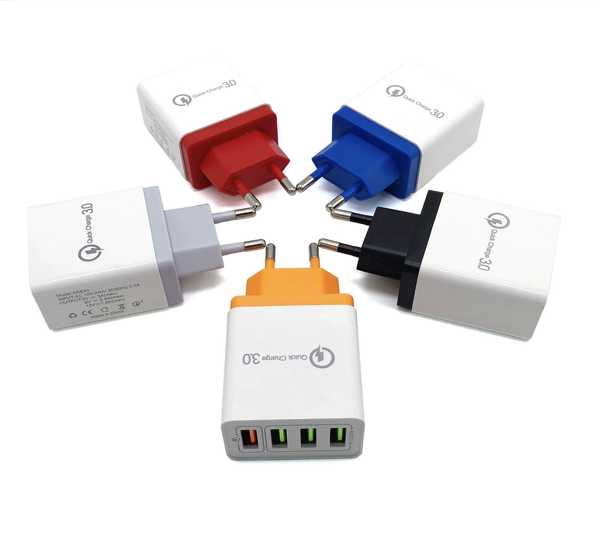 Chargeur secteur USB 4 ports charge rapide - photo 10