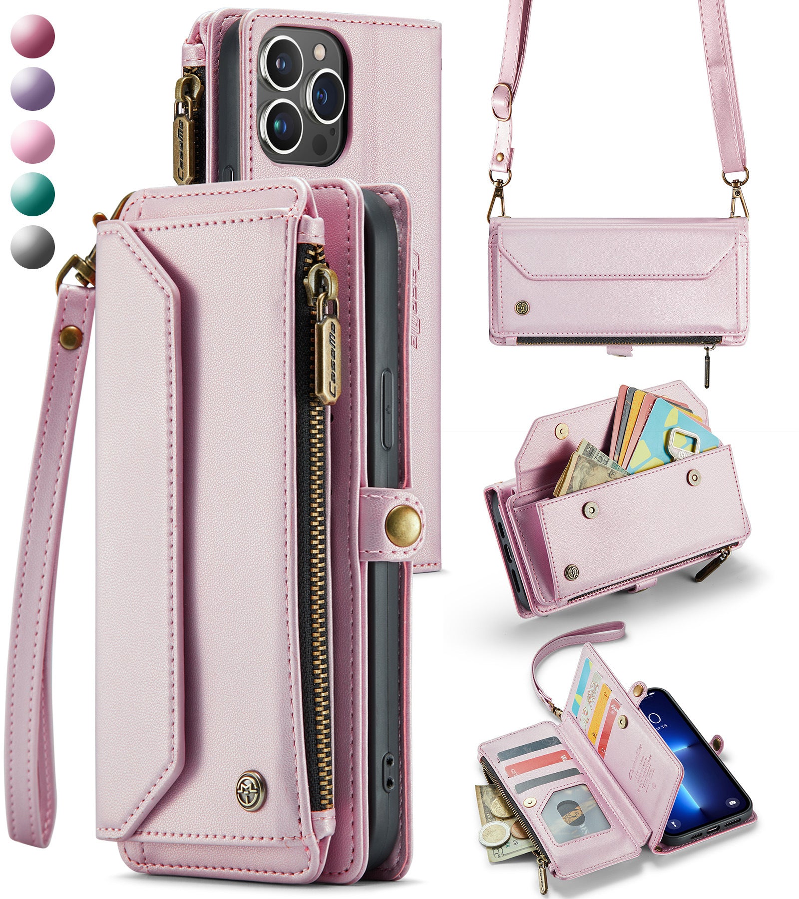 Pochette portefeuille bandoulière RFID pour téléphone - photo 10