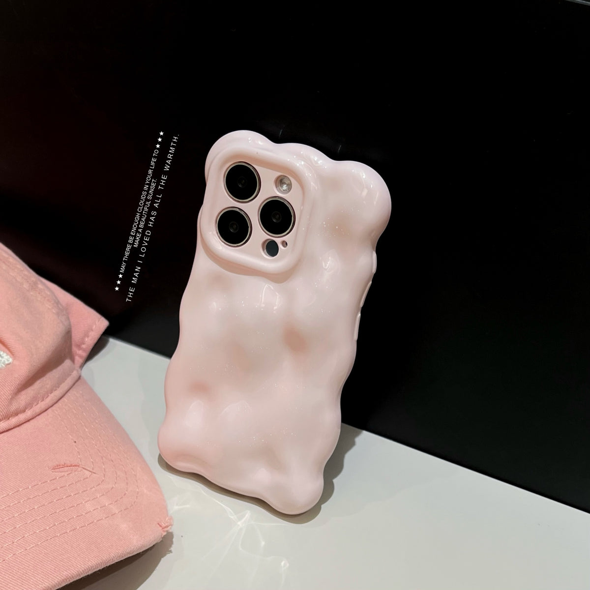 Coque silicone glossy rose pastel pour téléphone - photo 5