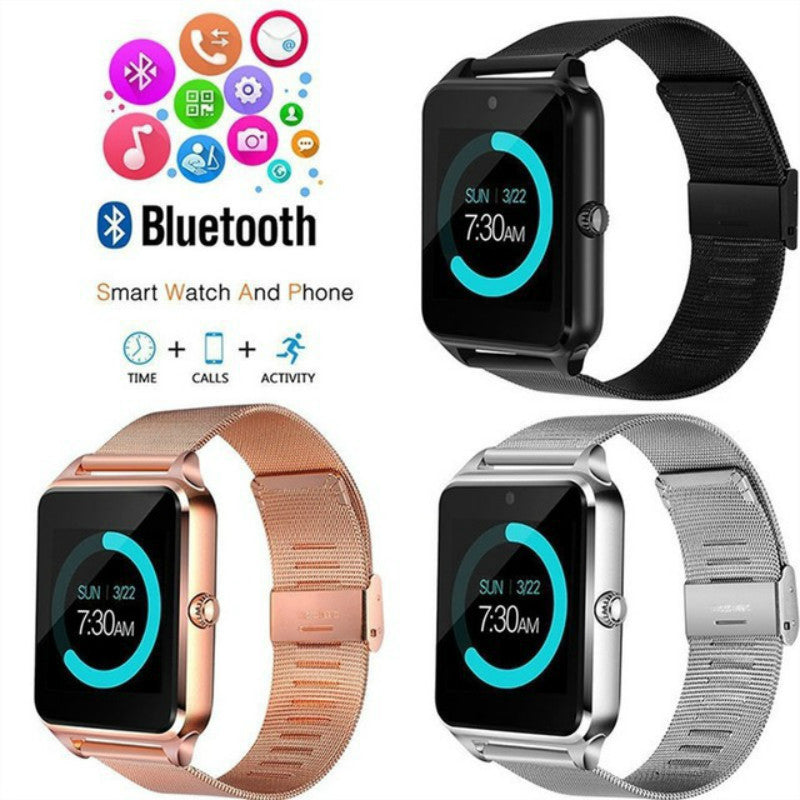 Montre connectée Z60 avec Bluetooth et carte SIM