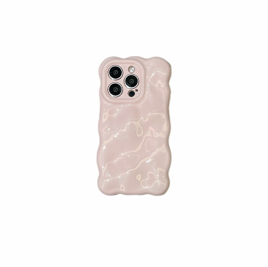 Coque silicone glossy rose pastel pour téléphone - photo 2