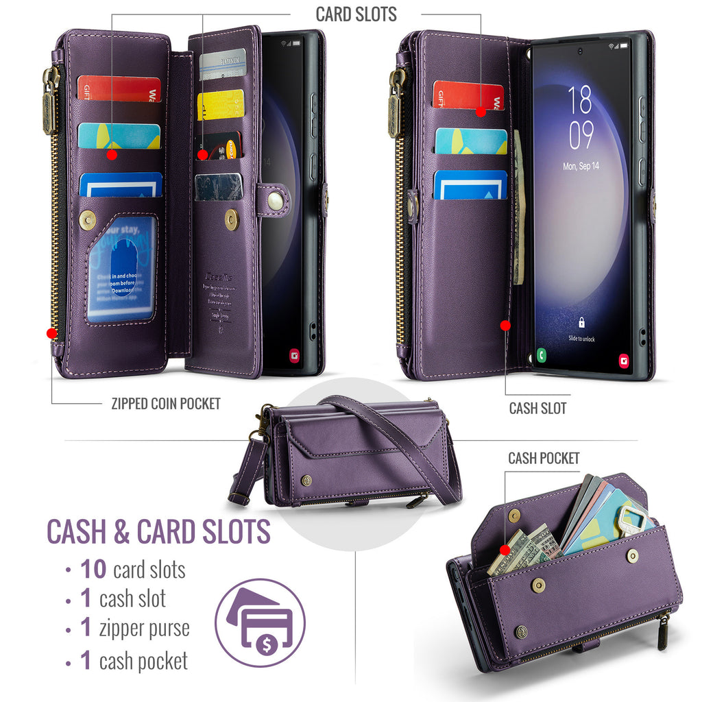 Pochette portefeuille bandoulière RFID pour téléphone - photo 6
