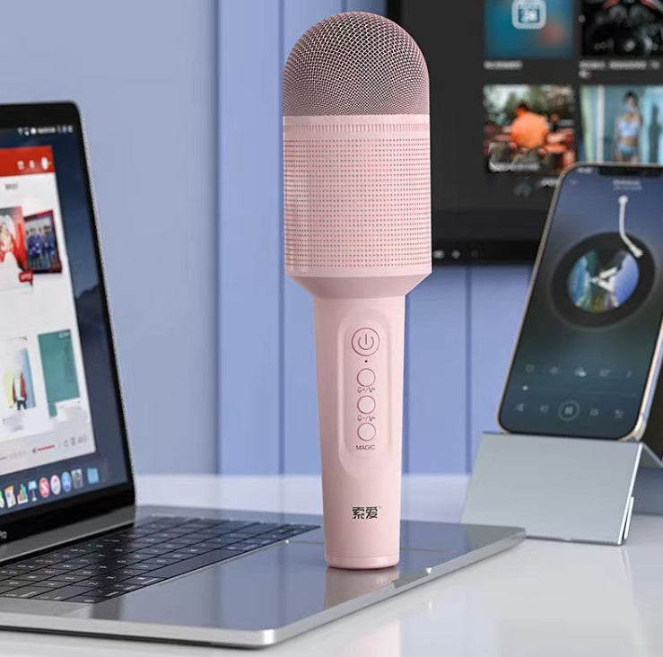 Microphone karaoké sans fil Bluetooth