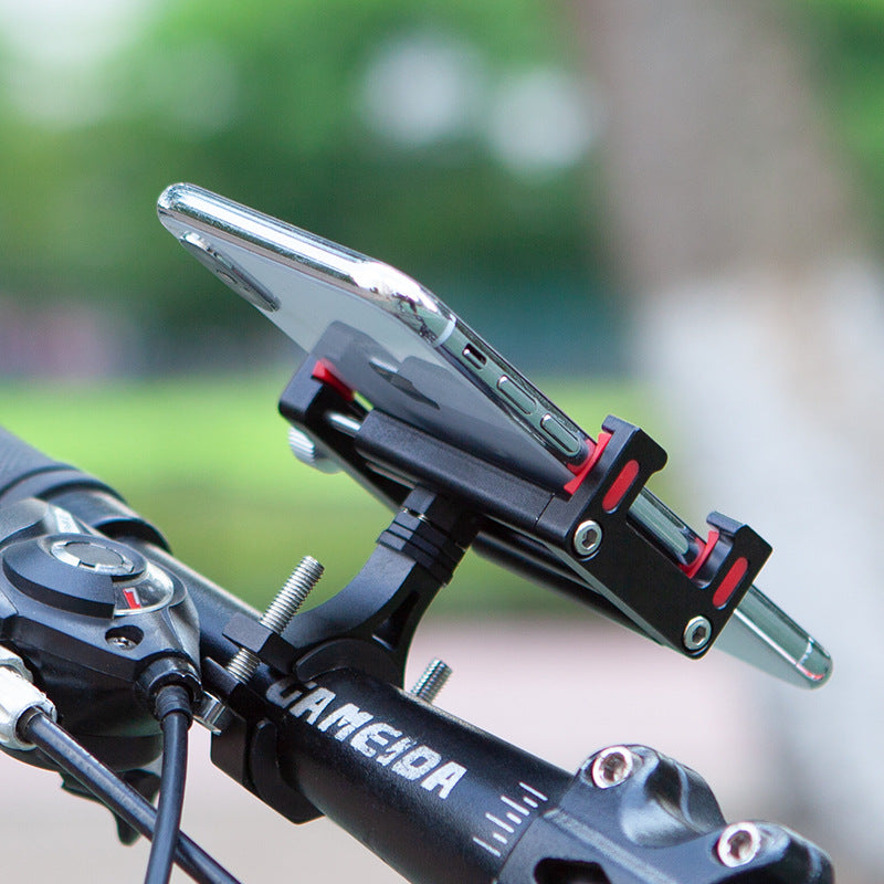 Support téléphone vélo moto anti-vibration aluminium